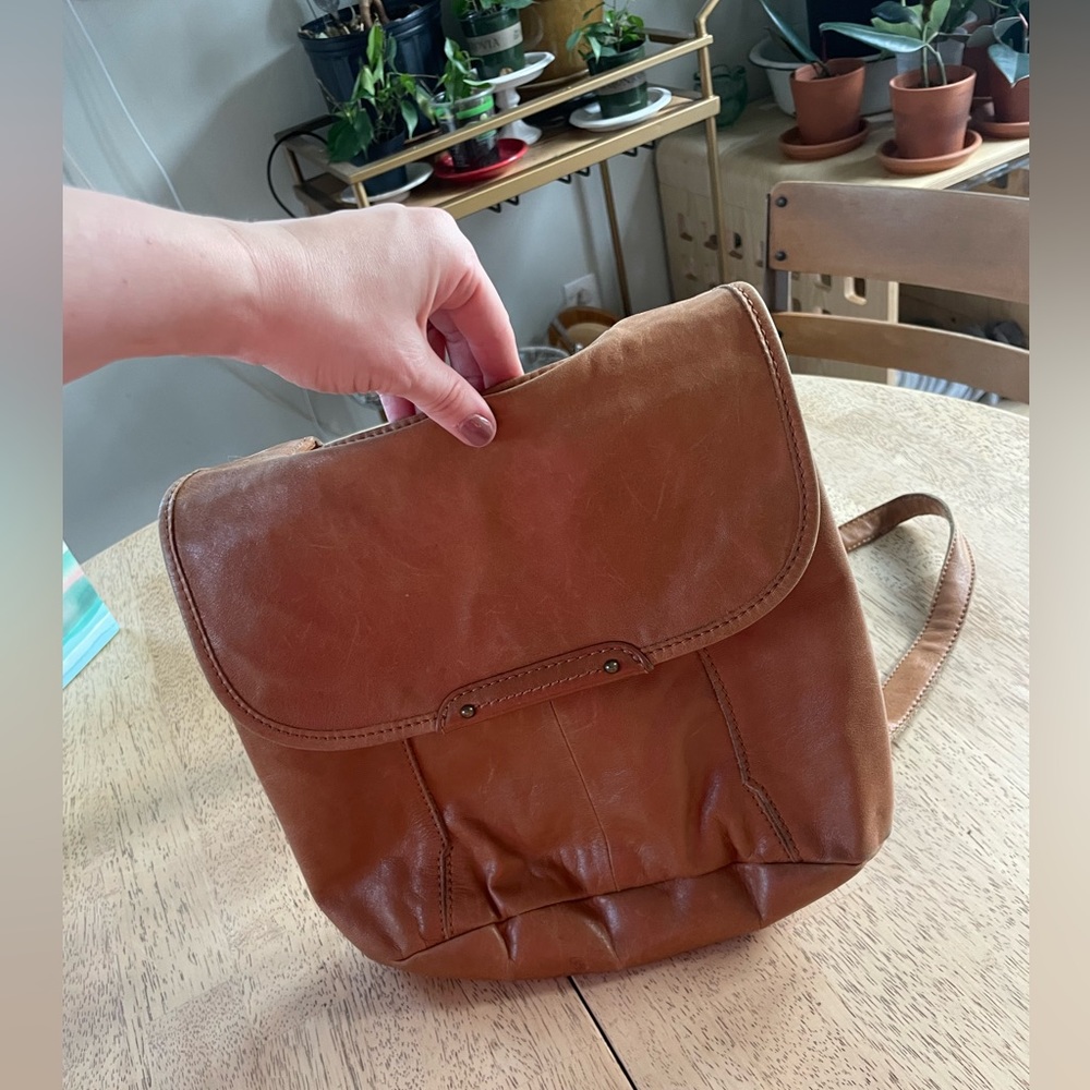 HOBO Genuine Leather Crossbody Bag Satchel